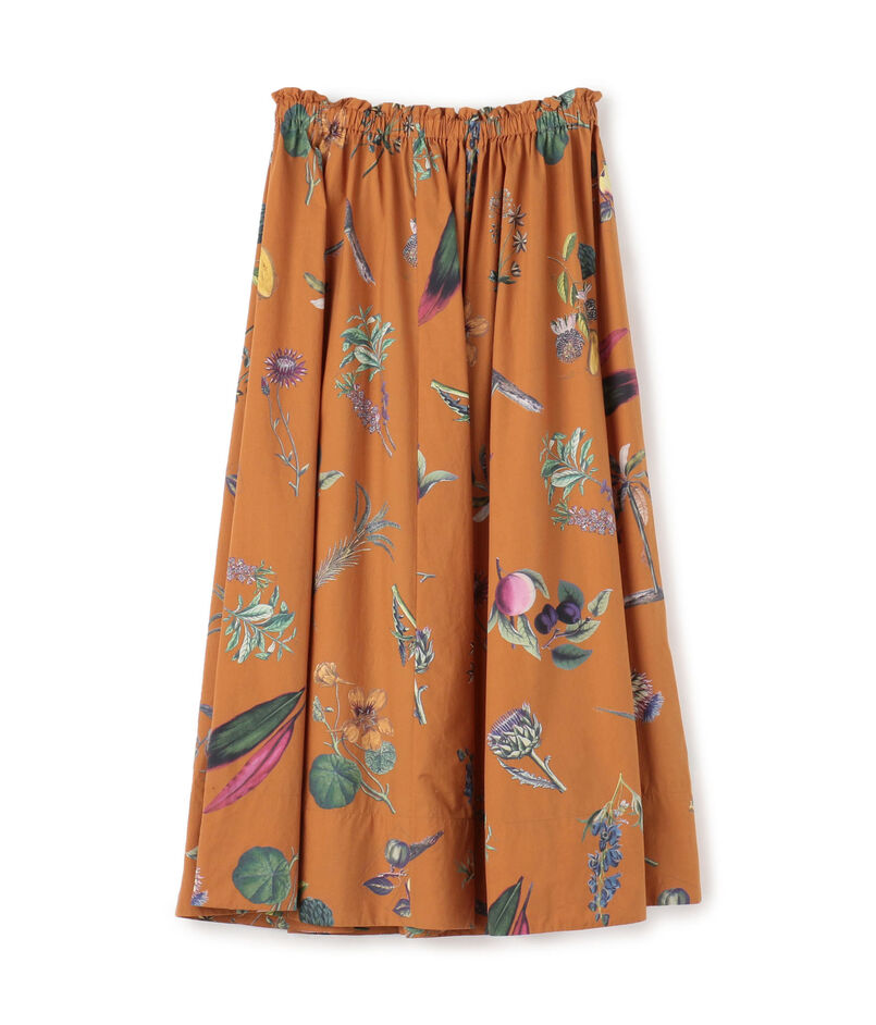 ■CABaN NEW BOTANICAL コットン ロングスカート