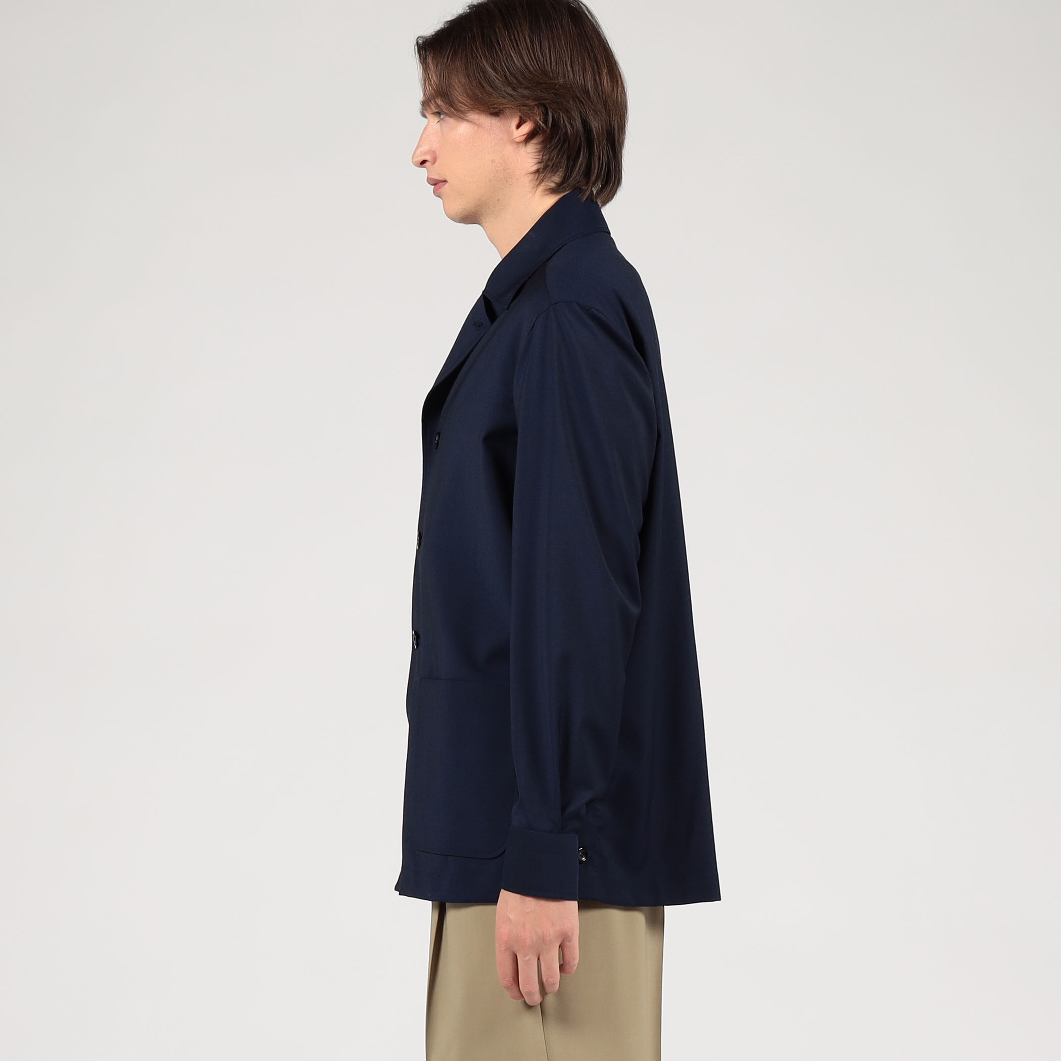 □TOMORROWLAND PILGRIM ウールトロピカル ハンドカバーシャツ