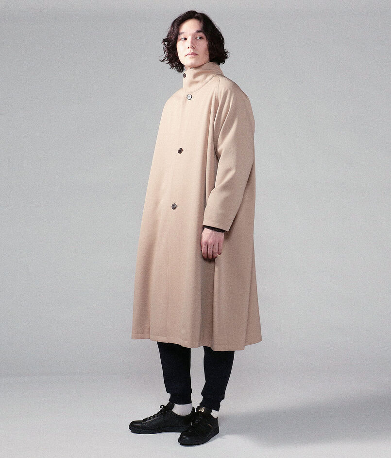CABaN ウールギャバジン スタンドカラーコート｜トゥモローランド 公式通販 