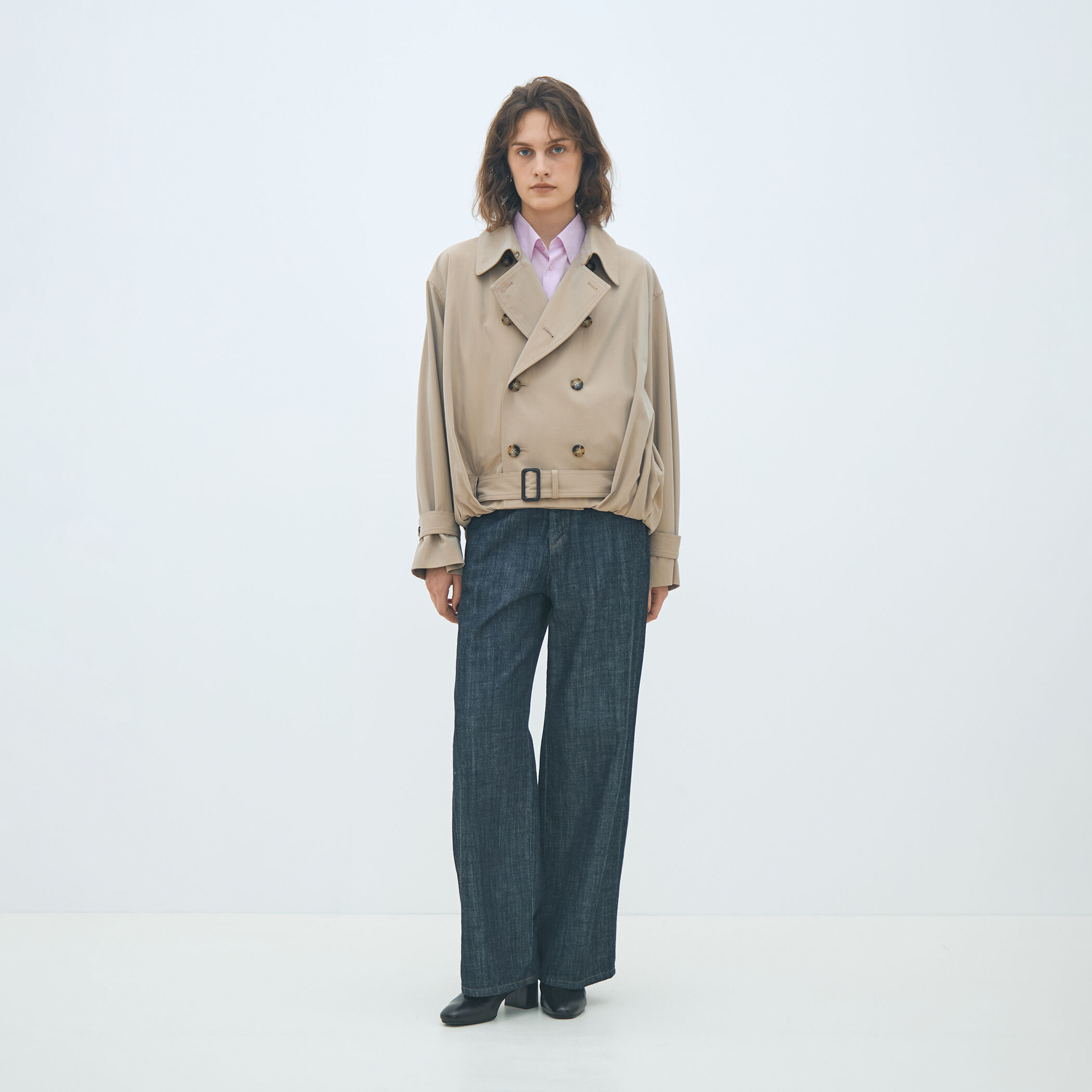 MACPHEE コットンナイロンポプリン フーデッドジャケット ¥23,100