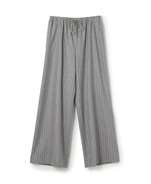 【WEB先行予約】ウールカシミヤポプリン ドロストパンツ