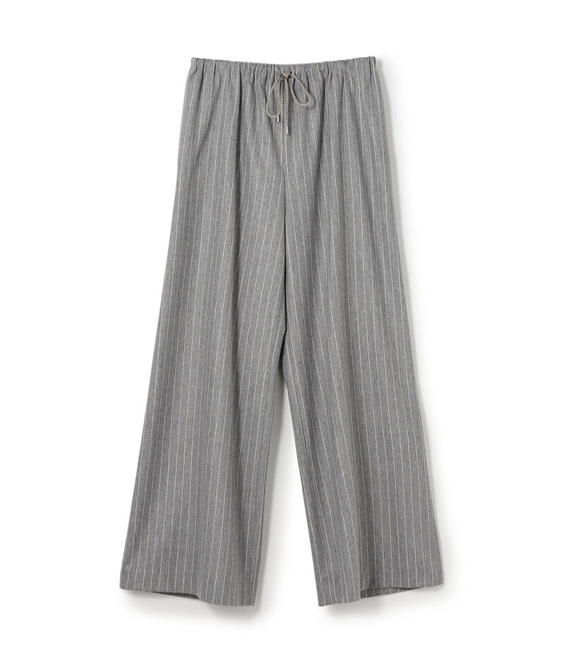 【WEB先行予約】ウールカシミヤポプリン ドロストパンツ