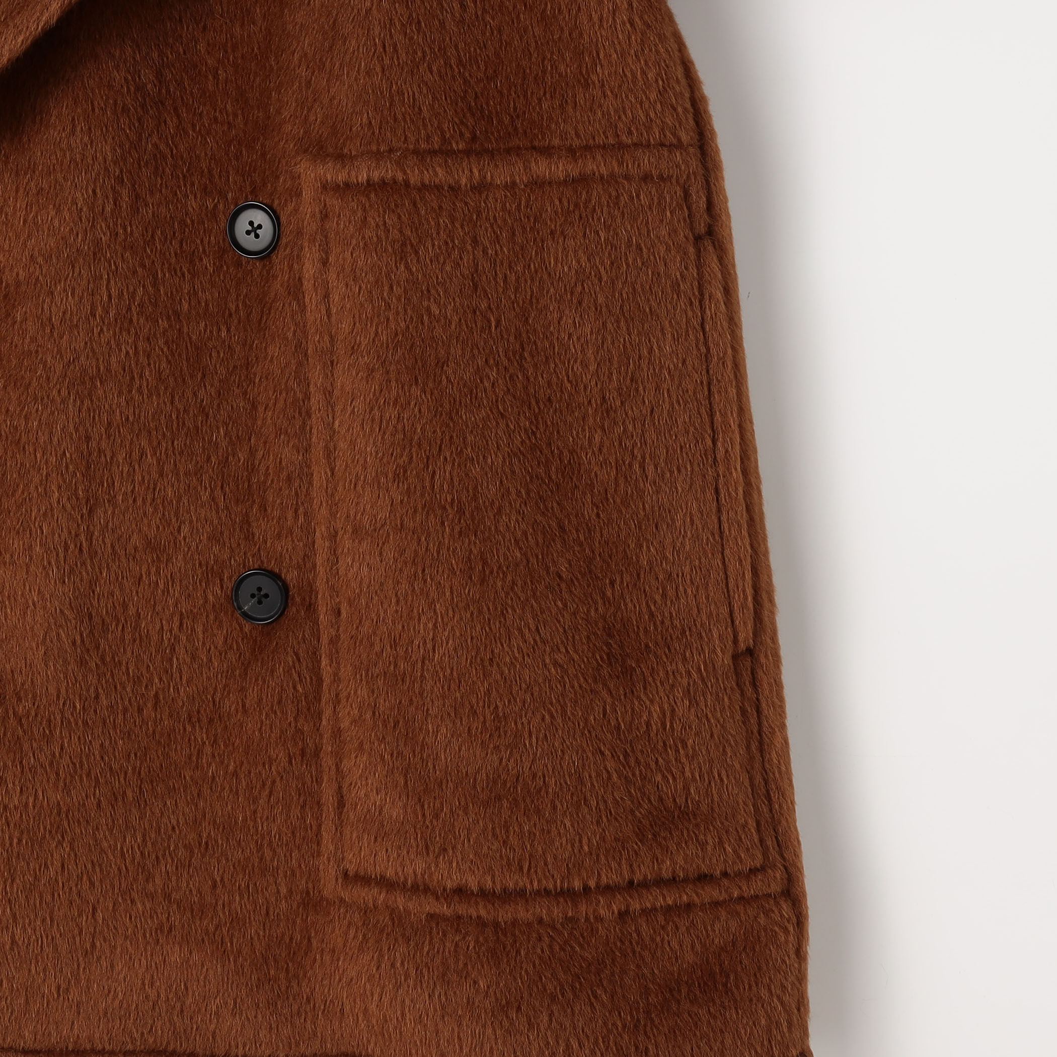 ベビーアルパカ リバーボリュームピーコート｜トゥモローランド 公式通販