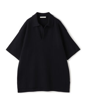 ■ミラノリブ ビッグポロプルオーバーニット