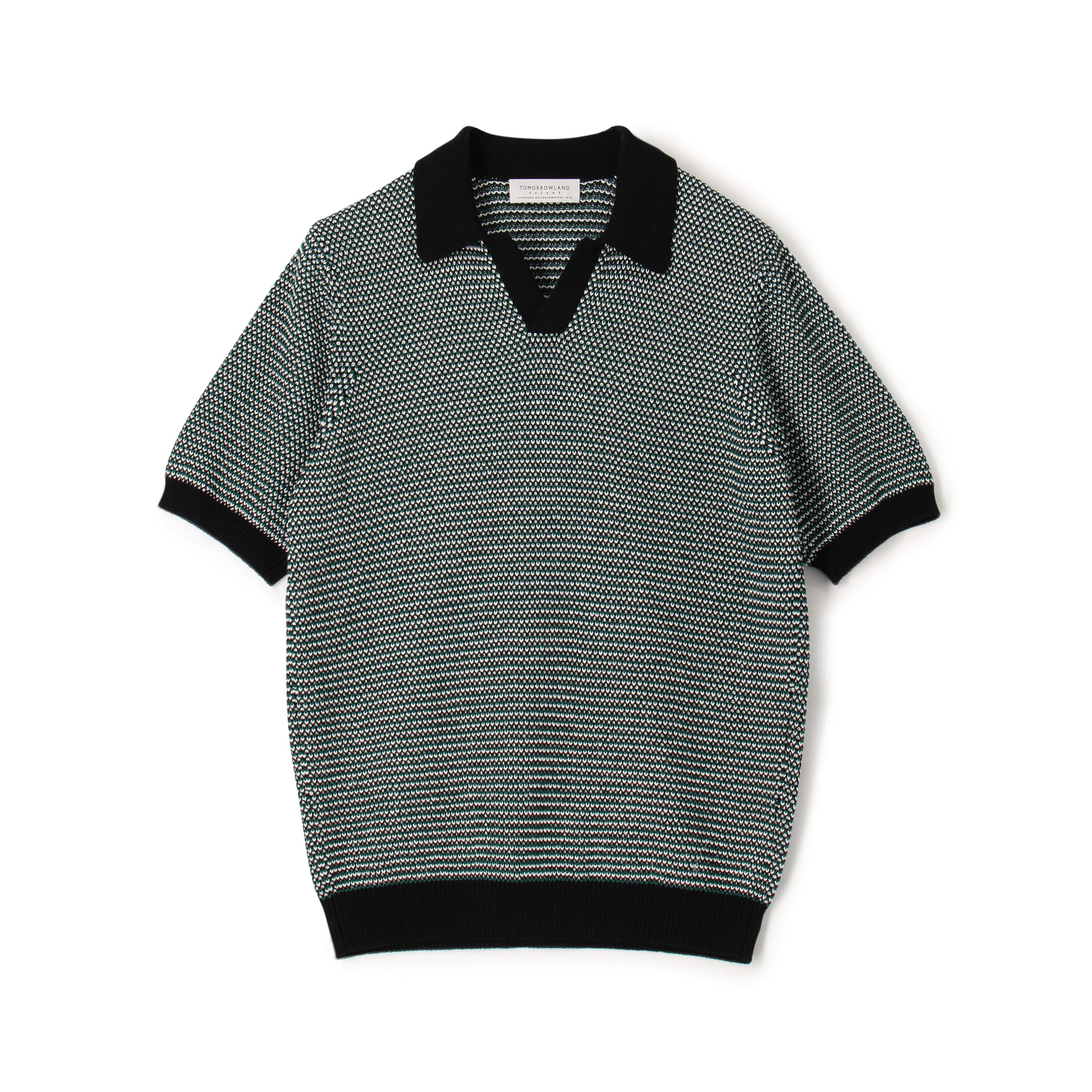 TOMORROWLAND Tricot マーセライズコットン ハーフスリーブ プル
