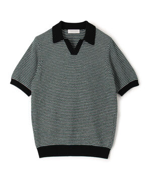 TOMORROWLAND Tricot マーセライズコットン ハーフスリーブ プルオーバーニット