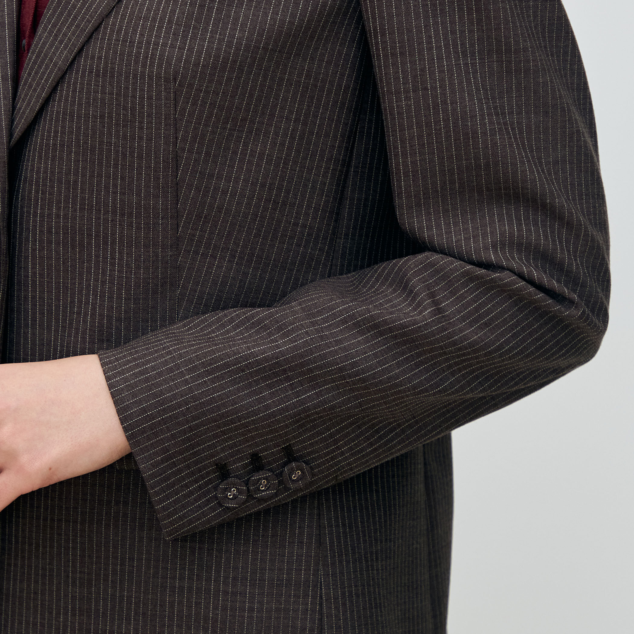 シングルトラックストライプ 2Bテーラードジャケット