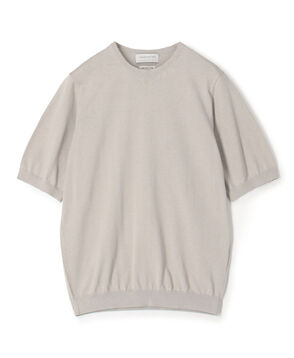 TOMORROWLAND tricot シルクコットン クルーネック半袖ニット SESIA