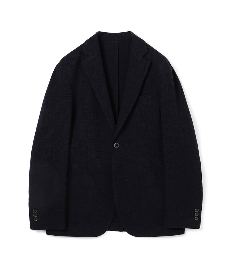 ウールメッシュ シングルブレステッド2Bジャケット