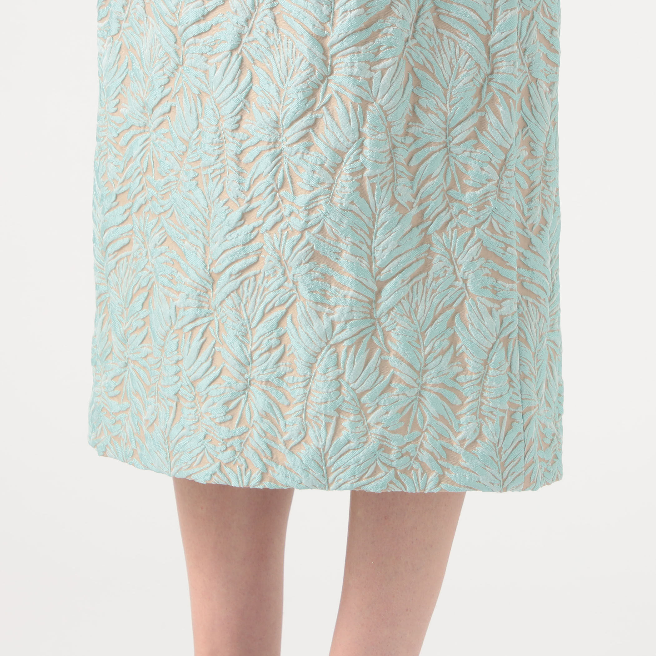 スカート CaBan リーフジャカード ミディスカート｜トゥモローランド 公式通販