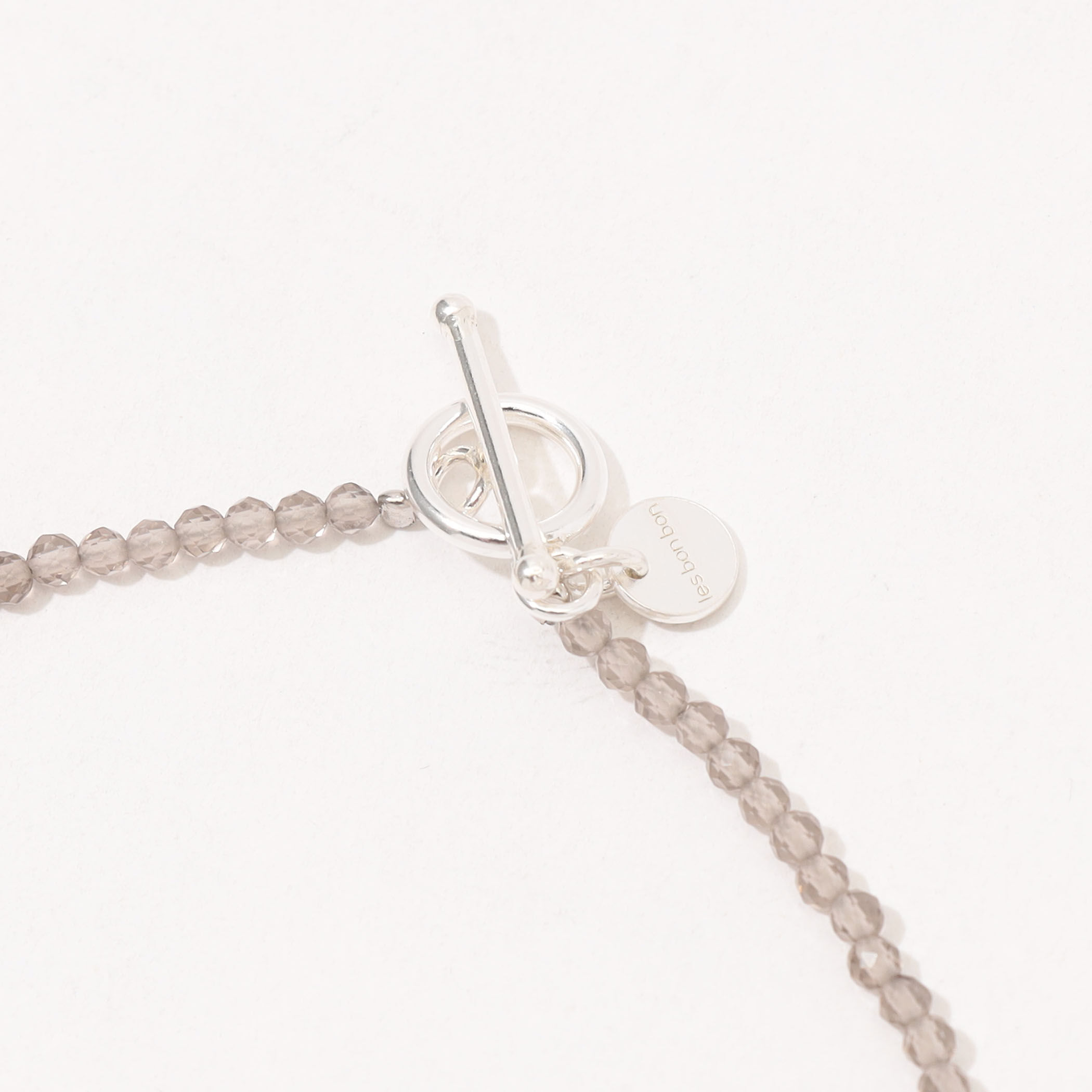 WHITE MOONLIGHT チョーカー Luna チョーカー, 月, ホワイト, ロジウム・プレーティング