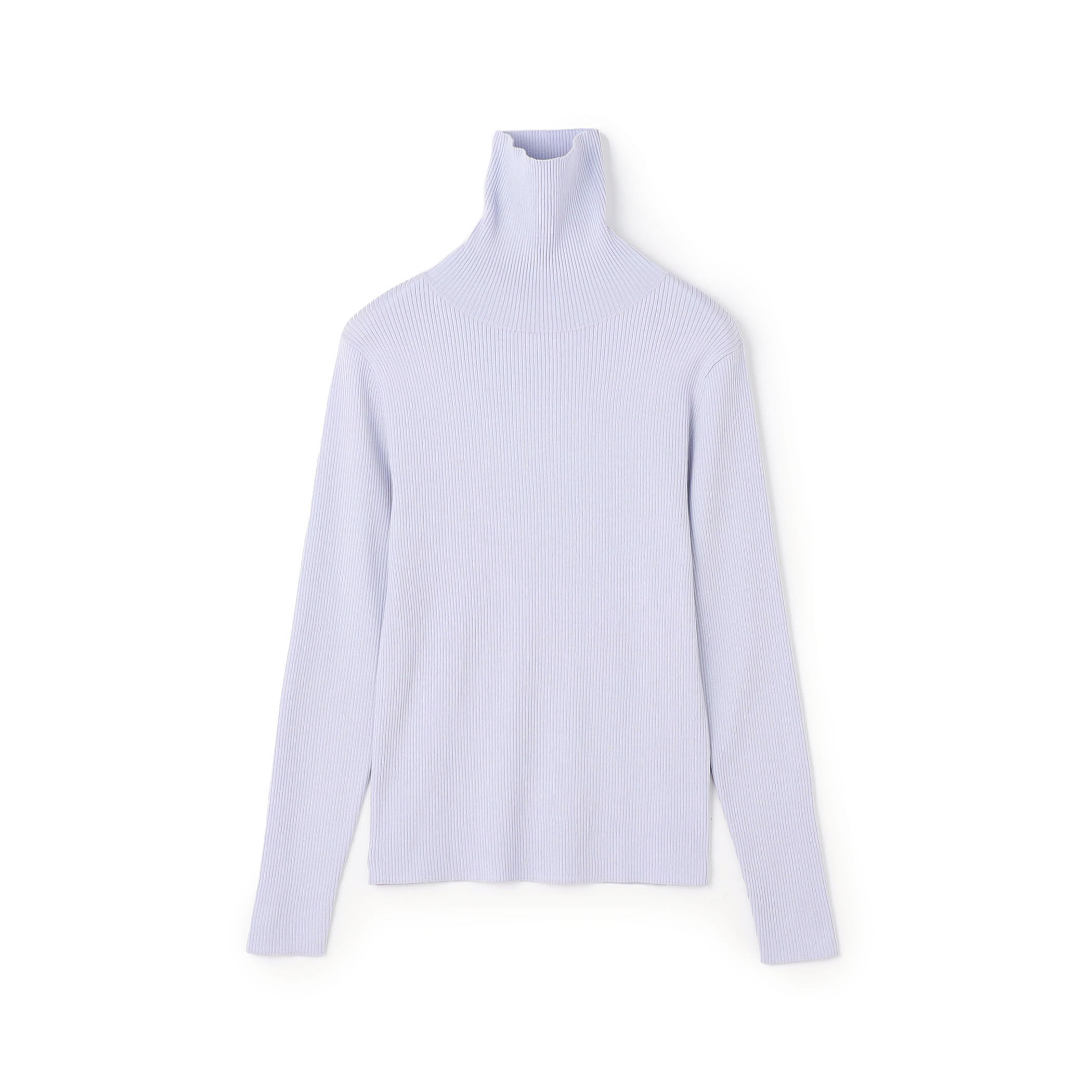 スーパーエクストラファインウールリブ タートルネックプルオーバー