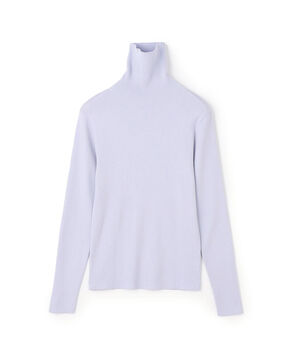 スーパーエクストラファインウールリブ タートルネックプルオーバー