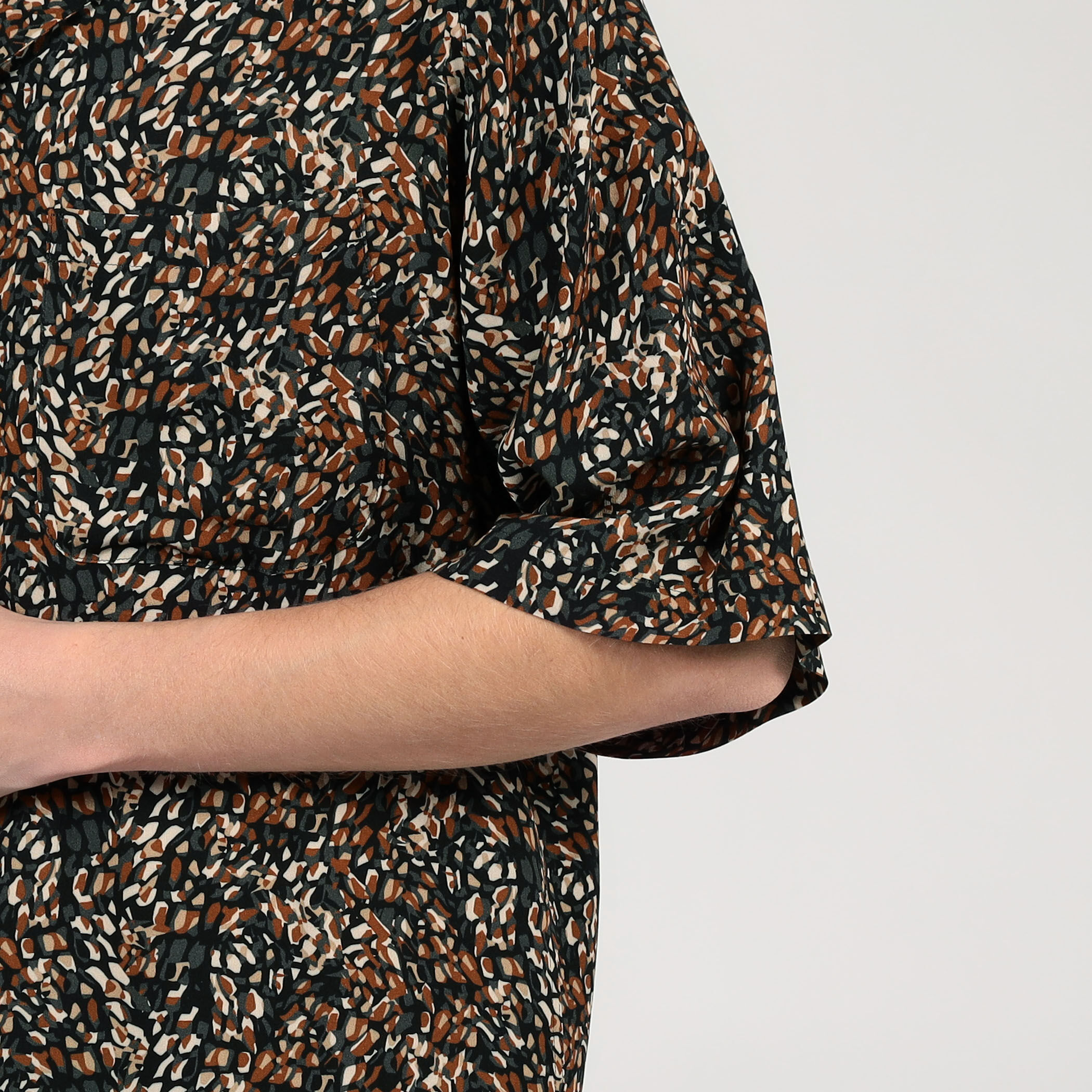 m’s braque オープンカラーシャツ 別注】m's braque レーヨン オープンカラー ハーフスリーブ