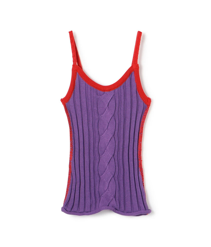 EDWARD CUMING CABLE KNIT CAMISOLE