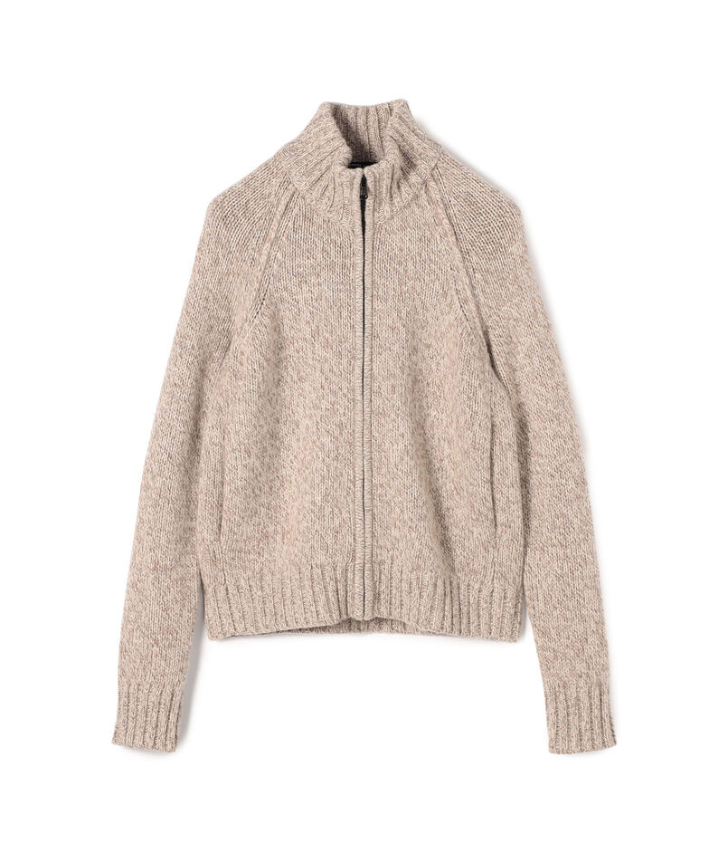 Recycled cashmere zip-up cardigan MRBC2174