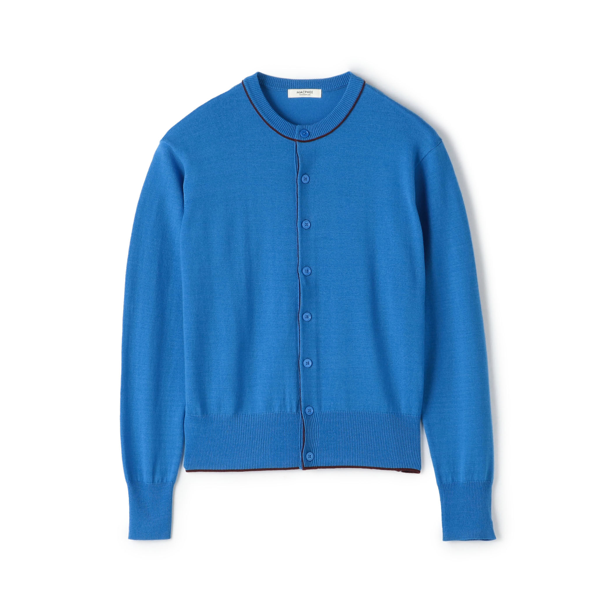 プレーンウール クルーネックカーディガン｜トゥモローランド 公式通販