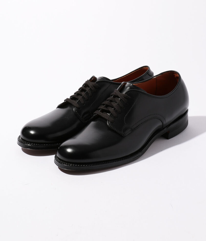 ALDEN カーフ プレーントゥ レザーシューズ
