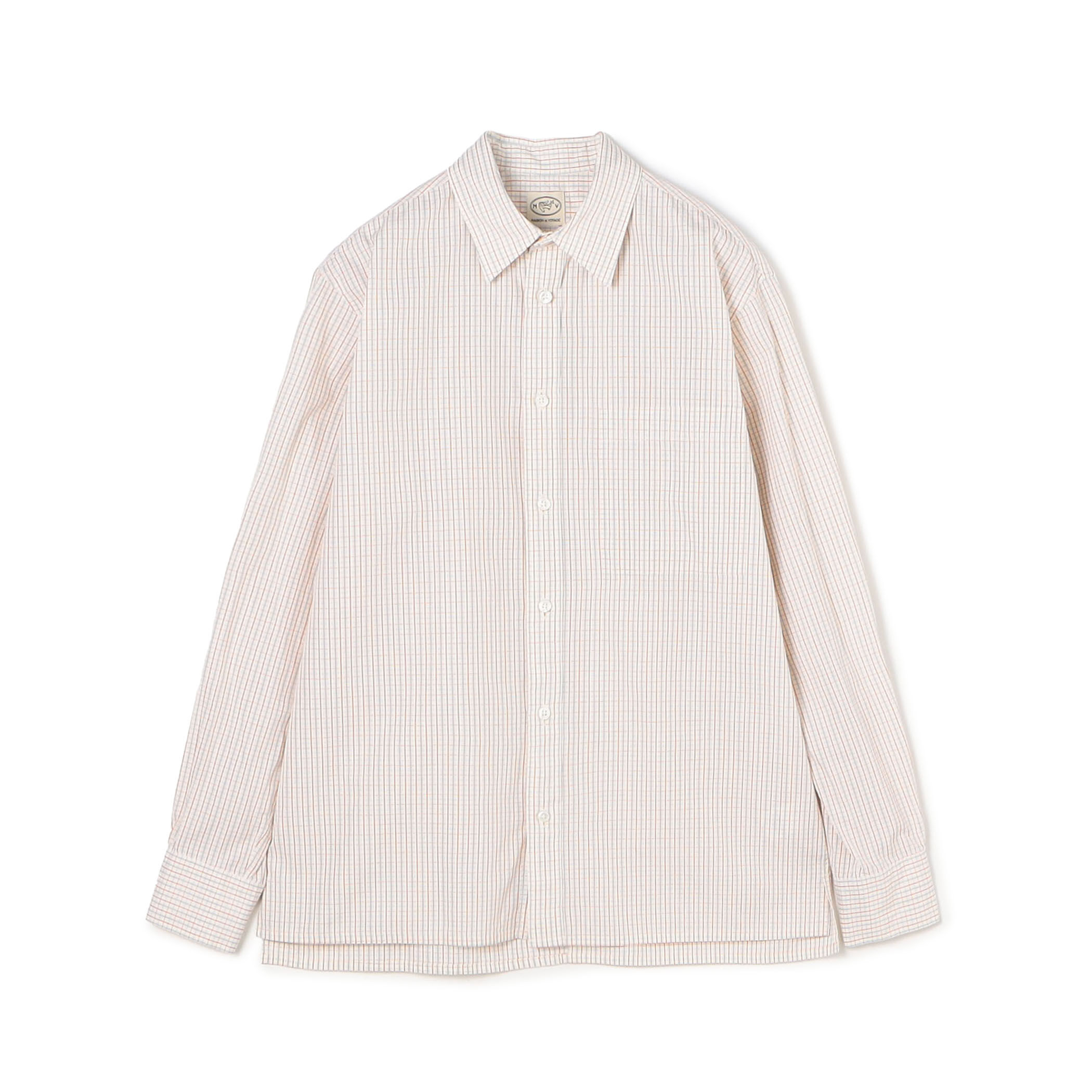 120/2コットンポプリン レギュラーカラーシャツ ALUMO