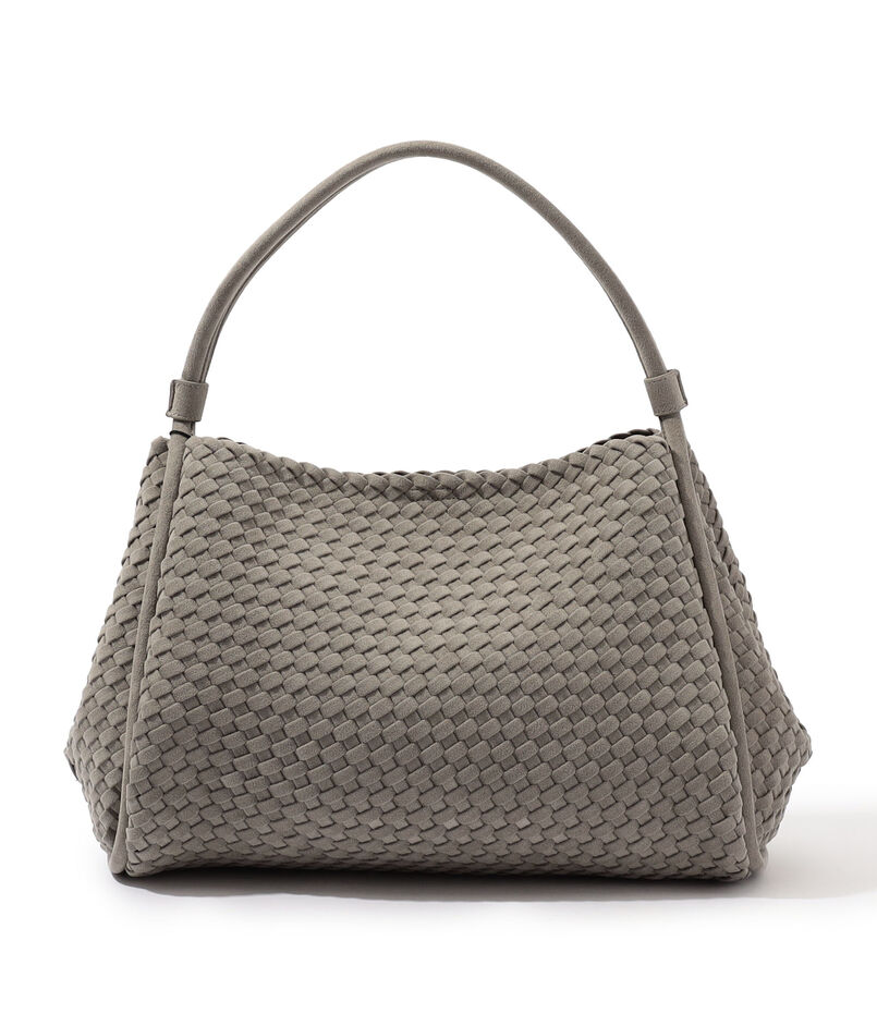 FEEL AND TASTE Atelier suede メッシュバッグ L