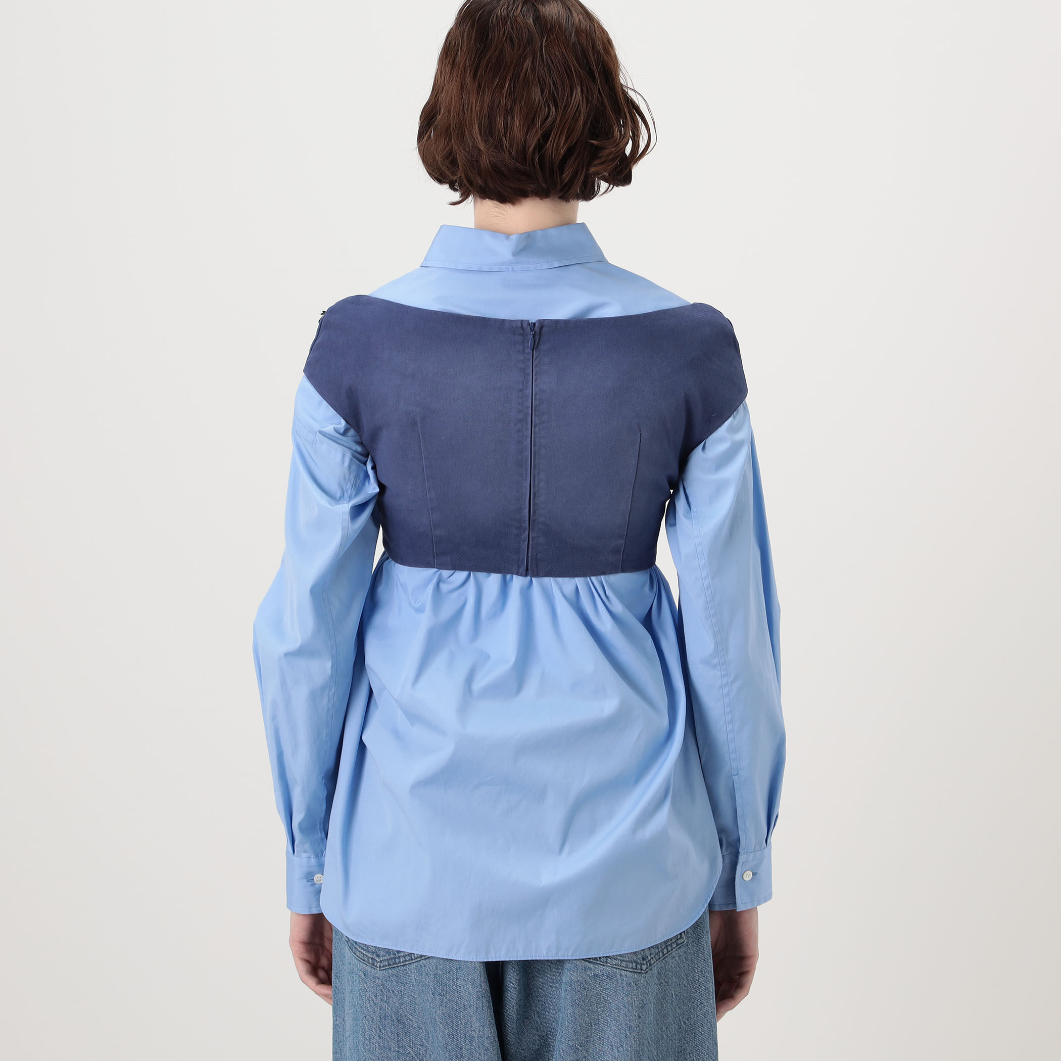 SHUSHU/TONG Boatneck Crop Top ビスチェトップ｜トゥモローランド