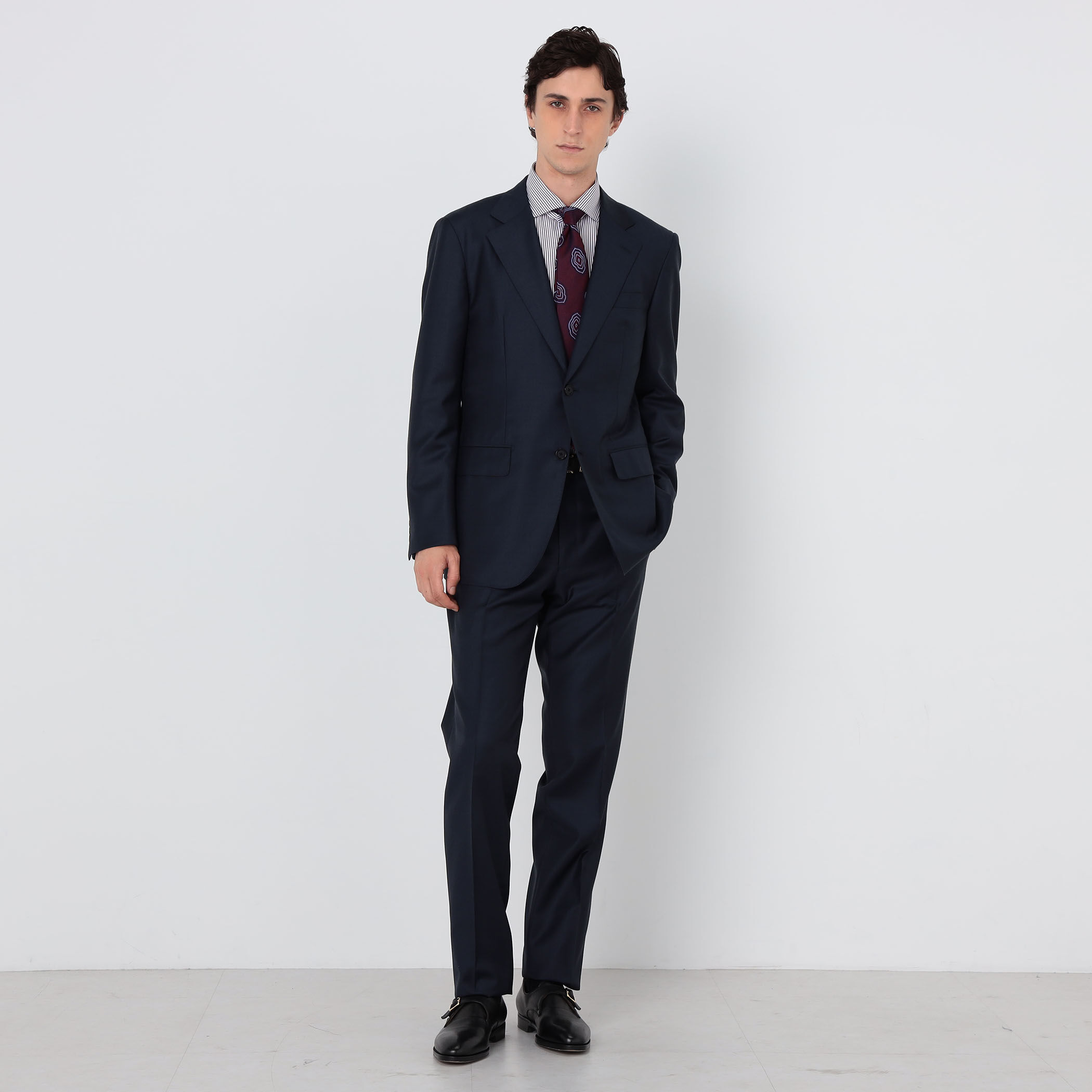 ウール シングルブレステッド 2Bスーツ TROFEO E.Zegna