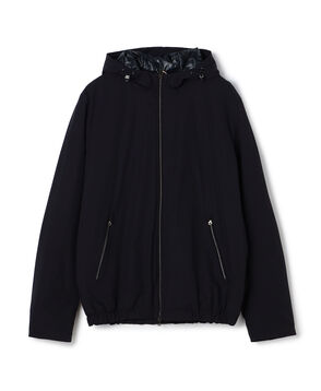 HERNO ナイロンストレッチ フーデット ブルゾン