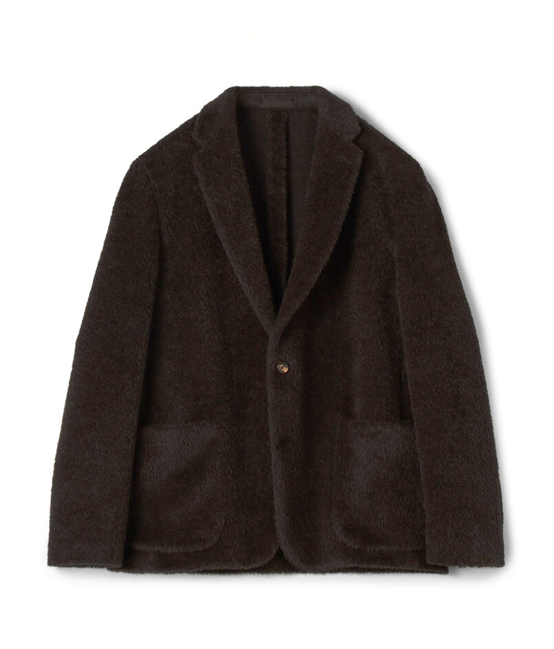 CARUSO アルパカウール シングルブレステッド 2Bジャケットコート