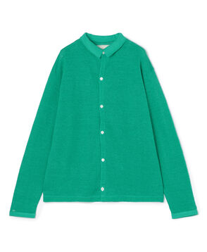 【別注】Ｖ::room ヘンプピケ ポロカラーシャツ