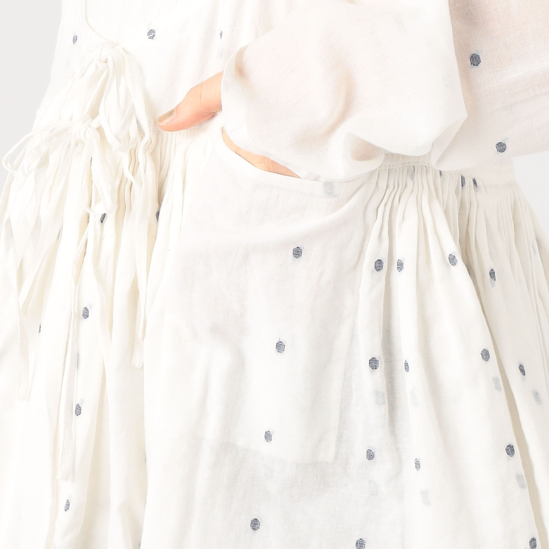 Khadi and Co NEELAM2 ギャザーブラウス｜トゥモローランド 公式通販