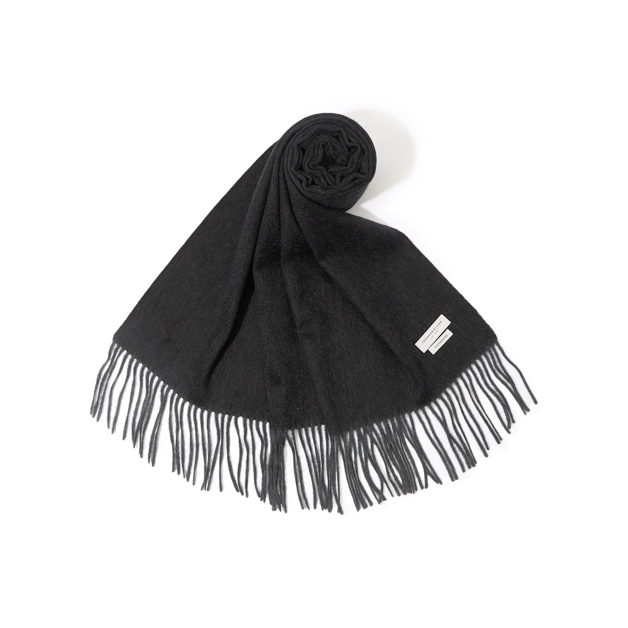 TOMORROWLAND カシミヤ シングルリバー ソリッドマフラー