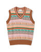 Mai Tai コットンジャガード ニットベスト
