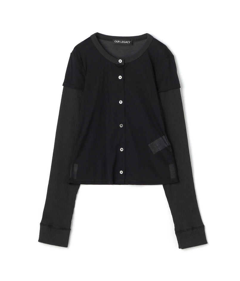 OUR LEGACY HEAT LONGSLEEVE TEE レイヤードカーディガン