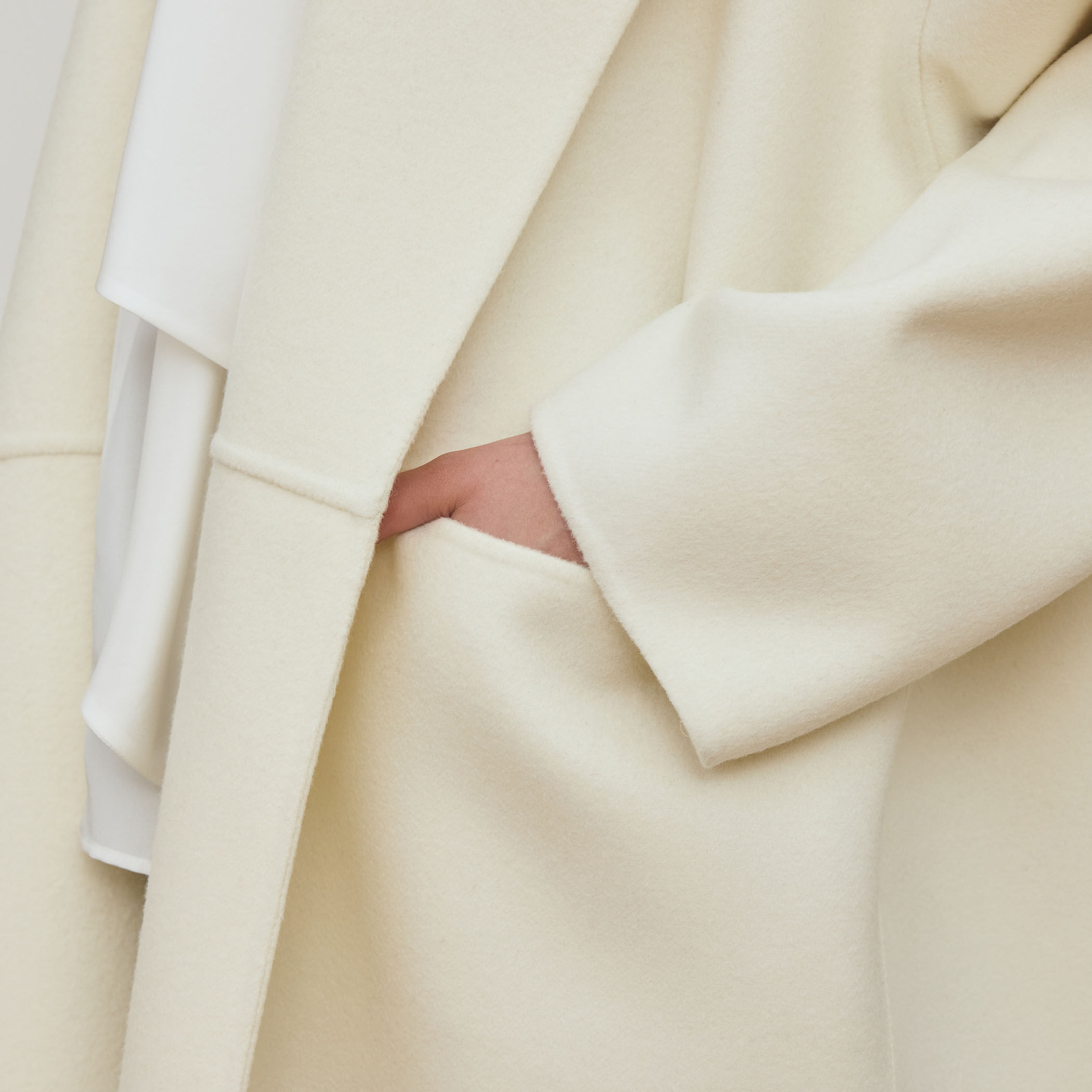 デプレ◎ダブルフェイスメルトンビーバーウィングカラーコート ダブルフェイスメルトンビーバー ウィングカラーコート（その他