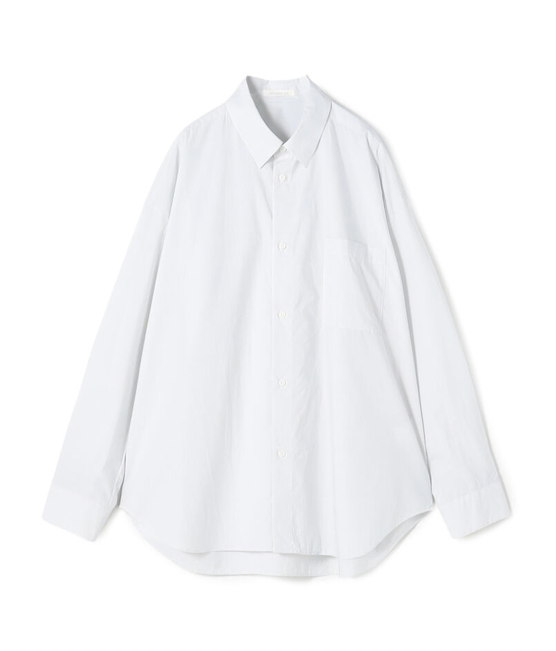 コットンタイプライター ワイドバランスシャツ