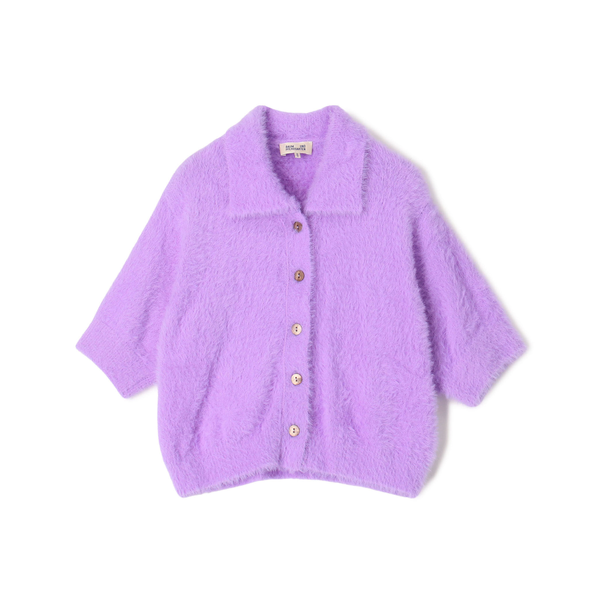 トゥモローランド　ニットカーディガン　紫　パープル ニットカーディガン 紫｜トゥモローランド 公式通販