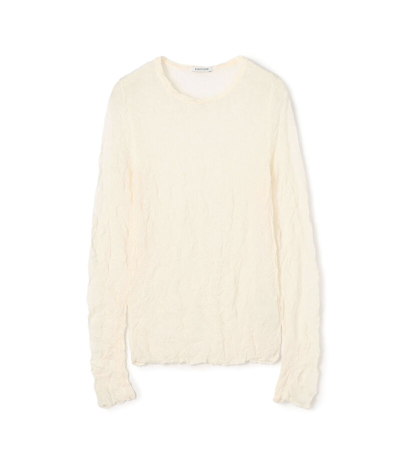 プリーツニット プルオーバー