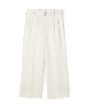 リネンツイル 2タックワイドパンツ