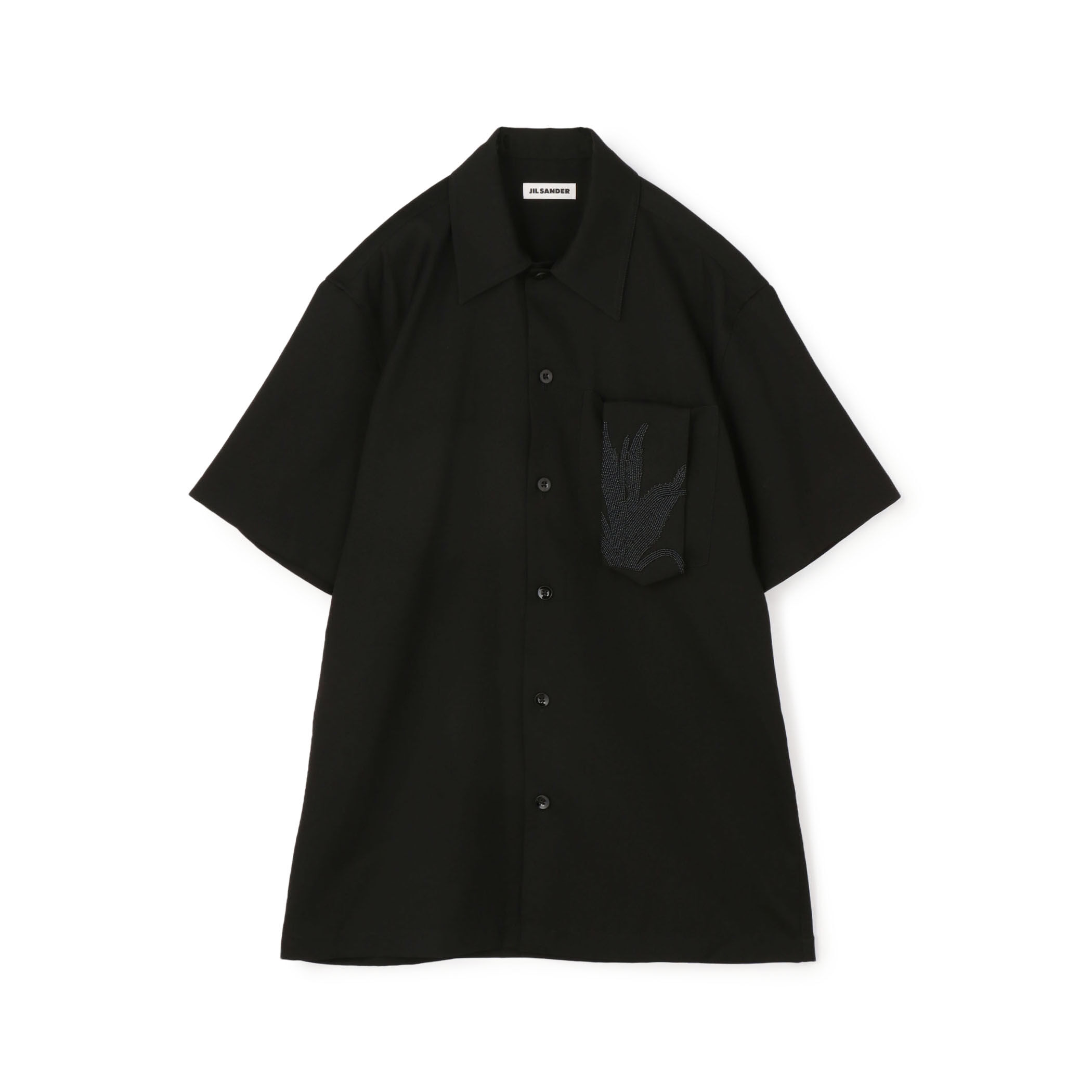 Tシャツ/カットソー(半袖/袖なし)新品 M JIL SANDER 22aw パックTシャツ 黒 バラ 4293