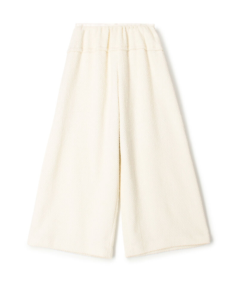 Twisted yarn Tweed voluminous Pants