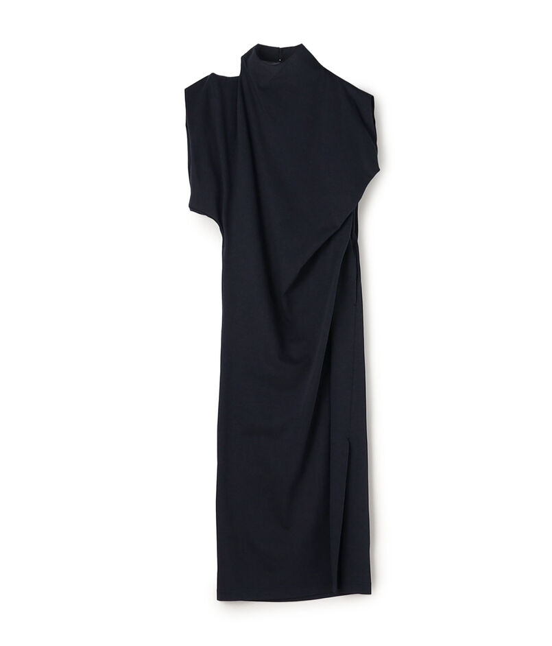 Mame Kurogouchi Cotton Jersey Asymmetric Dress アシンメトリードレス