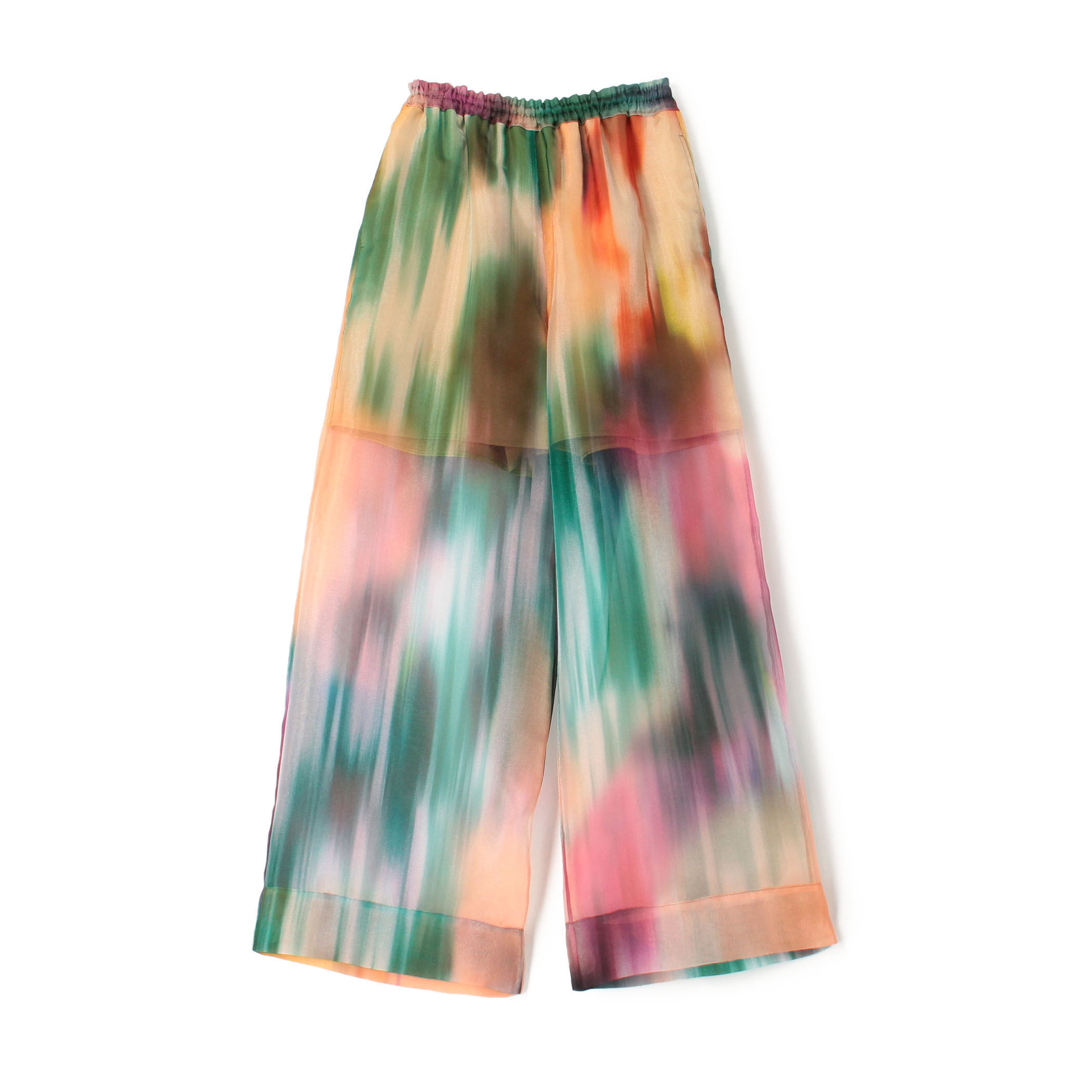 CABaN オーガンジープリント シアーパンツ CABaN オーガンジープリント シアーパンツ □CABaN シルク ボタニカル