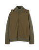 HERNO Nylon combination hooded Knits blouson