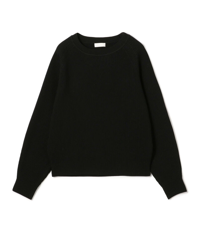 リンクスリブ ラウンドネックプルオーバー