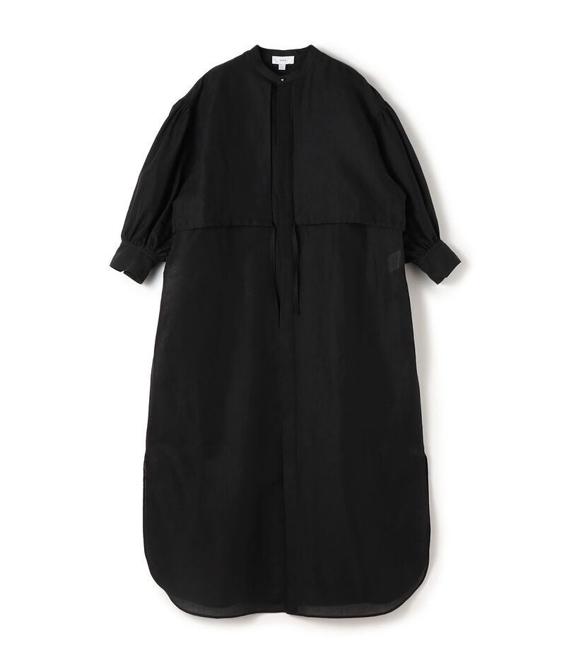 HYKE C/L BALLOON SLEEVE DRESS