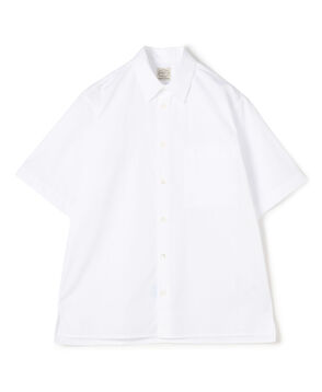 140/2コットンポプリン ハーフスリーブレギュラーカラーシャツ ALUMO