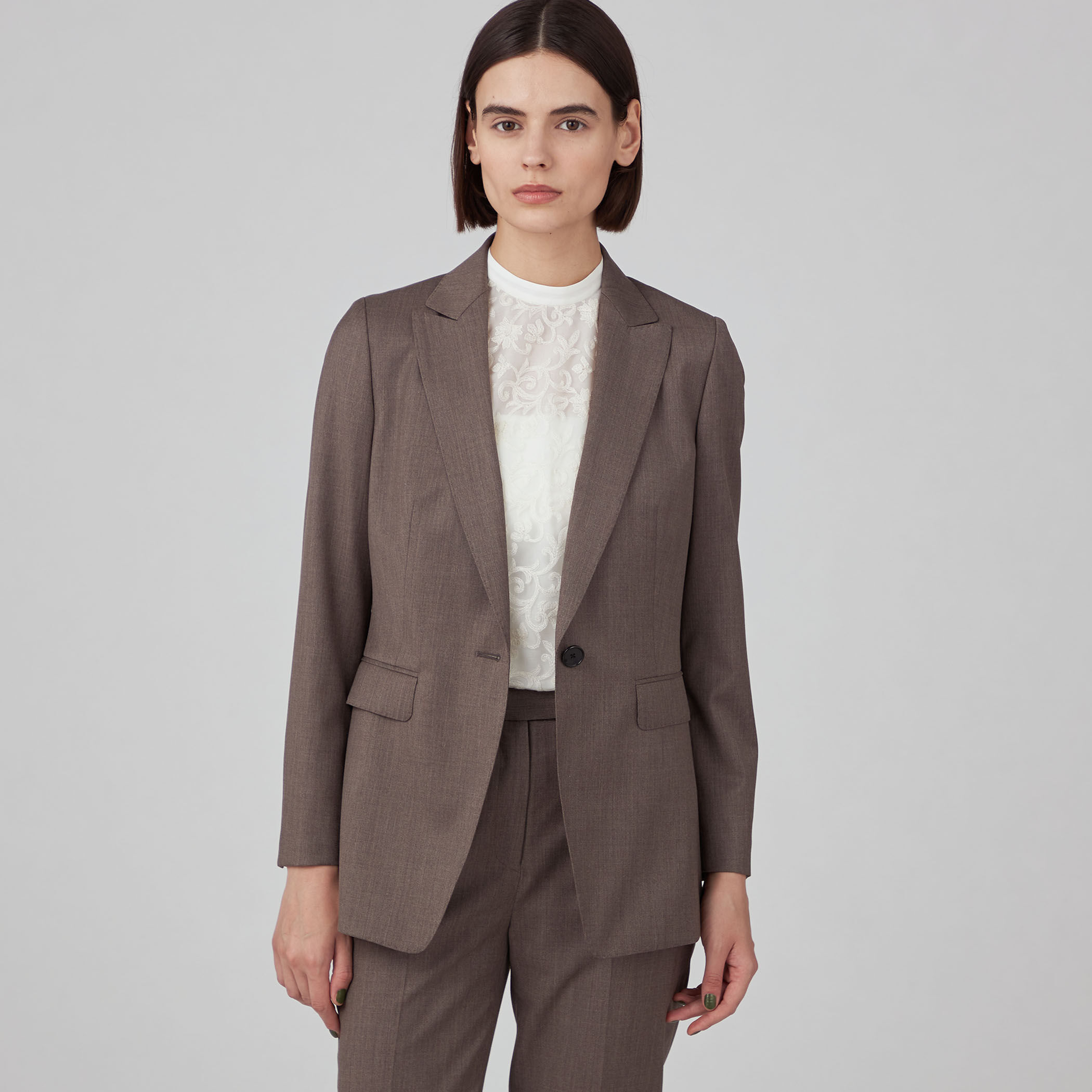 【通販激安】 365 TWILL ピークドラペルジャケット｜トゥモローランド 公式通販 ジャケット・アウター