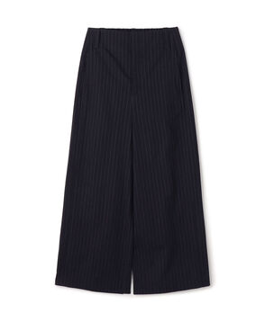 レーヨンリネンコットン フレアクロップドパンツ