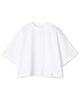 HYKE CROPPED SHORT-SLV TEE
