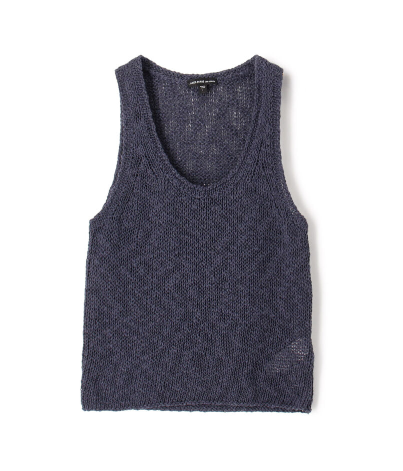 コットンリネンニットタンクトップ WVP3142
